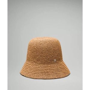 NWT lululemon Straw Crochet Hat